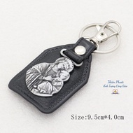 CATHOLIC LEATHER CAR KEYCHAIN FOR HAPPY MOTHER - CATHOLIC GIFT