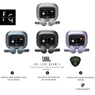 JBL Live Beam 3 True wireless Noise Cancelling closed-stick earbuds I 1 Year JBL Malaysia Warranty