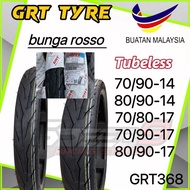 TYRE GRT ROSSO SPORT TUBELESS 70/90-14 80/90-14 70/80-17 70-90-17 80/90-17 TAYAR MOTOR MURAH BUNGA R