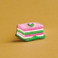 Kuih Lapis Embroidered Pin