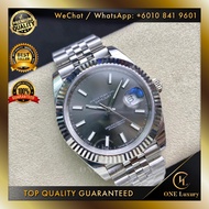 🔥SWISS TOP QUALITY🔥 DATEJUST 41MM DARK RHODIUM DIAL ON JUBILEE BRACELET 126334 - MEN WATCH SWISS AUT