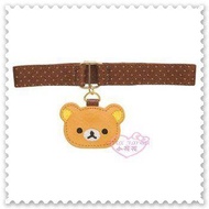 ♥小花花日本精品♥《Rilakkuma》拉拉熊 便當帶 記事本帶 束帶 書籤帶 大臉造型 56946505