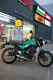 【敏傑宇軒】賀交車 子祐帥哥 KAWASAKI Z650RS 糖果綠 總代理公司車 2023