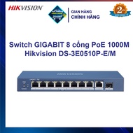 Genuine GIGABIT Switch 8 PoE Ports 1000M Hikvision DS-3E0510P-E/M 24 months