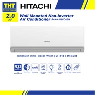 Hitachi 2HP Non-Inverter Wall Mounted AJ Series Air Conditioner RAK-AJ18PCASM