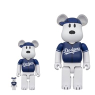 (預訂) MLB × PEANUTS BE@RBRICK SNOOPY (LOS ANGELES DODGERS) 100％ & 400％ 1000% bearbrick 史路比 史諾比