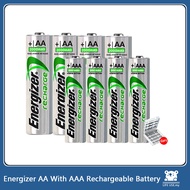 Energizer  Rechargeable Battery 1.2V 2000mAh AA With 800mAh AAA NI-MH Battery