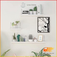 30CM Modern Wooden Wall Hanging Shelf Floating Shelving Home Decorative Wall Mounted Rack Book