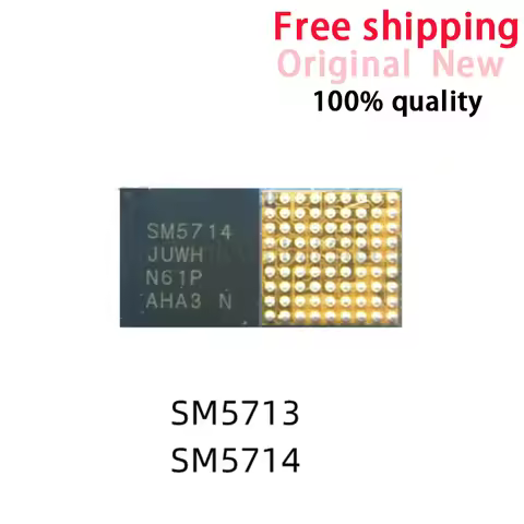 (5piece) SM5713 SM5714 Charging power IC For A8S G8870 A125, A12 A22 S10 S10+ A40 A50 A60 A405, A505