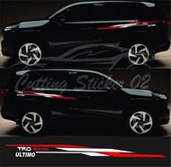 Promno sticker mobil toyota rush trd sportivo stiker mobil toyota rush 2017-2023