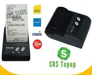 SRS Bluetooth E Topup Bill Printer + Dealer Account Mobile Topup