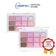 ODBO Real Heart Color Eye Palette 8g Eyeshadow 12 Holes