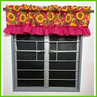 Sunflower Summer Valance Curtain for Windows 18 Inches x 59 Inches