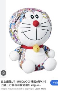 Uniqlo x Doraemon Plush Toy 村上隆 x多啦A夢