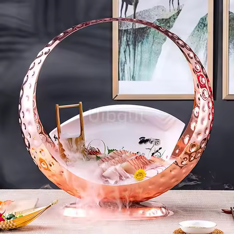 noble seafood style sashimi ice plate sushi tray large salmon Yusheng sashimi special plate artistic