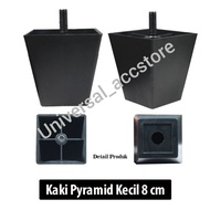 Stable pyramid sofa legs 8cm/fiber box legs 8cm/fiber legs with 3/8 bolts