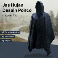OASE PVC Raincoat poncho Raincoat - Black/ poncho Raincoat / Motorcycle poncho Raincoat Mountain pon
