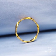 Cincin MOBIUS Licin Emas 916 Wave Ring gold 916/MOBIUS Ring 916 Gold