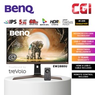 BenQ 28" EW2880U 4K UHD IPS HDRi 5ms 60Hz AMD Freesync Trevolo Speaker Eye-CareU USB-C Entertainment Monitor