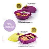 NEW COLOR Tupperware Reheatable Divided Lunch Box(1L) &amp; Crystalwave (900ml)