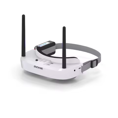 Eachine EV100 720*540 5.8G 72CH FPV Goggles With Dual Antennas Fan 18650 Battery Case For RC Drone