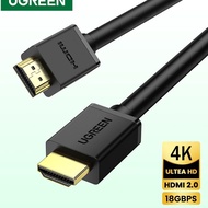 Aaz UGREEN HDMI Cable Male to Male V2 Support 4K Gold Plated 1 2 3 5 Meters Original