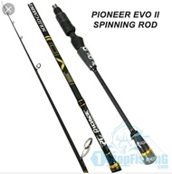 PIONEER EVO II SOLID CARBON ULTRALIGHT SPINNING ROD 1PIECE SIZE : 5.6F 6F 6.6F