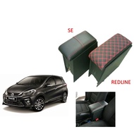 PERODUA MYVI 2018-2020 CAR CONSOLE OEM REDLINE/SE DESIGN ARM REST ARMREST
