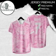 NEWEST REAL MADRID DRAGON PINK JERSEY 2025