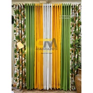 MADRAZO`S Marlie Flower - 10 RINGS CURTAIN - 5FT to 9FT LONG Per Pice, 3in1, 5in1 or 7in1 Set