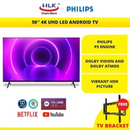 PHILIPS 50" 4K ANDROID LED TV UHD 50PUT8215