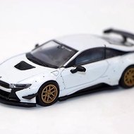 Para64 1/64 LBWK BMW BMW i8 Sports Car Model Simulation Toy Car Collection Ornaments Out of Print Mo