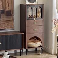 Stand Cabinet Cabinet American Style Howard Sofa Bookcase Display Cabinet Waval Side Living Room Fre