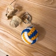 手工鉤織-排球 創意玩偶/吊飾鑰匙圈