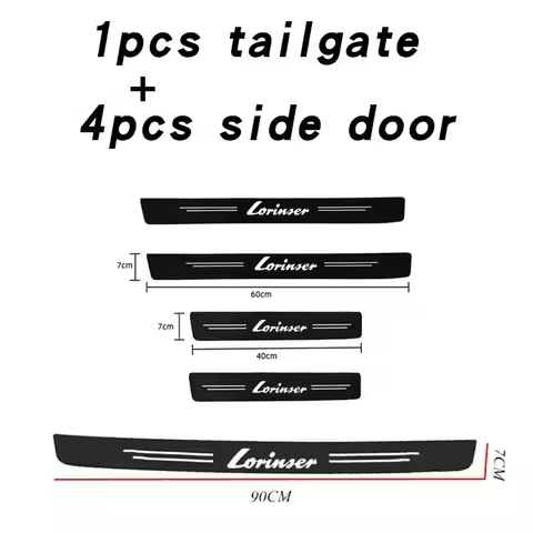 Door Sill Stickers for Lorinser Mercedes Benz LS560MX LX MAYBAC MS500L VS MS500 GS LS500 W203 204 21
