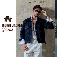 [WHY.NOT] Indigo Jeans Jacket - Áo Khoác Jean Nam Form Rộng Màu Indigo
