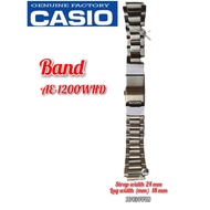 Genuine Casio AE-1200WHD Replacement Parts - (18mm) BAND/METAL