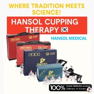 [HANSOL] Korea Cupping Therapy Sets 10/19/30/50 Cups Massage