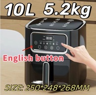 Air Fryer 8l ความจุขนาดใหญ่ Little หรือ No Oil Free เครื่องทําอาหารเครื่องใช้ในครัวพร้อมการตั้งค่าล่