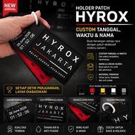 GANTUNGAN Hyrox Patch Holder Custom Keyring HYROX Bag Hanger