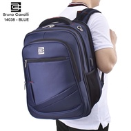 READY TO SEND Bruno Cavalli Backpack Fit Laptop 17 Inch 32 L 14038 - Expandable Backpack - Men's Bac