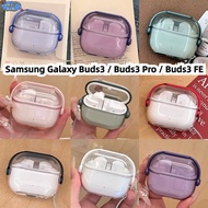 Compatible with Samsung Galaxy Buds3 , Buds3 Pro , Buds3 FE Case Transparent Case Earphone Cover Pro