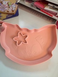 香港迪士尼 linabell造型餐盤 玲娜貝兒