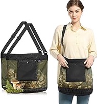 Mushroom Foraging Bag - Foraging Kit With Mesh Bag, Adjustable Shoulder Strap, Mushroom Basket With Smartphone Pocket - Mushroom Hunting Bag, Ideal Gift For Mushroom Foragers (Mixed color 2 Pack)