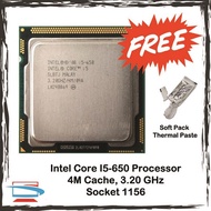 Socket 1156 CPU Processor Intel Core I3-530 I3-540 I5-750 I5-660 I5-650 I7-860 Socket 1156 i5 650 66