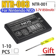 850mAh NTR-003 NDS Battery Pack 3.7V Lithium Rechargeable Batteries for Nintendo Switch Game Console