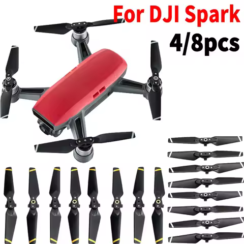 4/8pcs Propellers Blade for DJI Spark Drone Accessories Quick-release Folding Blades Propeller Repla