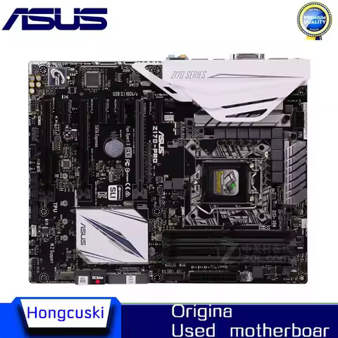 Used For ASUS Z170-PRO LGA1151 ATX original motherboard Socket LGA1151 DDR4 64G Z170 Desktop Motherb