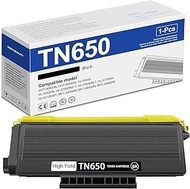 TN650 High Yield Toner Cartridge Black - Replacement for Brother TN-620 TN-650 Toner Work with HL-53