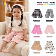 Alora Short Pants Size 4-5 Years Toddler Girls' Skirt Pants Flare Shorts Toodler Bottom Rocel Daily 